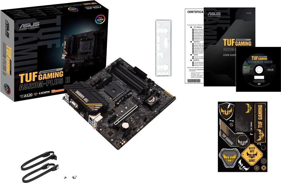 Pllakë amë ASUS TUF GAMING A520M-PLUS II, Socket AM4, micro ATX
