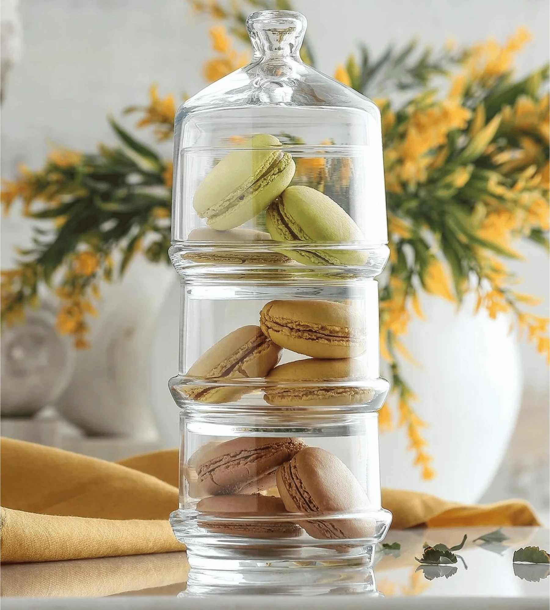 Kavanoz qelqi me kapak, LAV Brighton (LV-BERRYS1), 285 ml, Ø81 mm, transparent