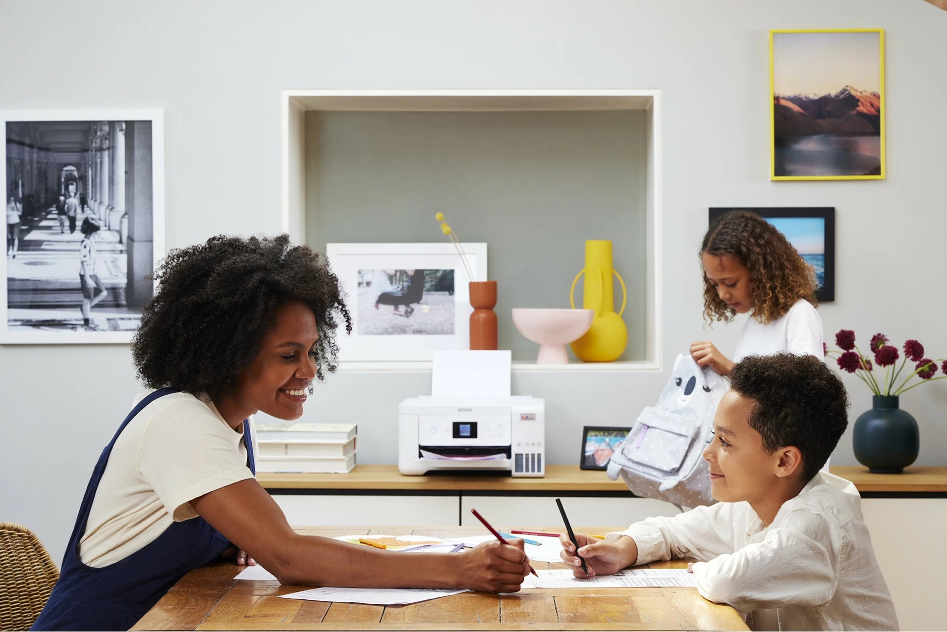 Printer Epson EcoTank ET-2856, Inkjet, Printim ngjyra, A4, Bardhë