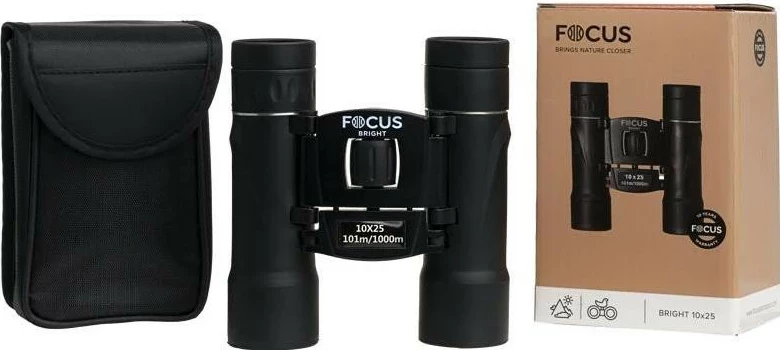 Dylbi Focus Sport Optics Bright 10x25, e zezë