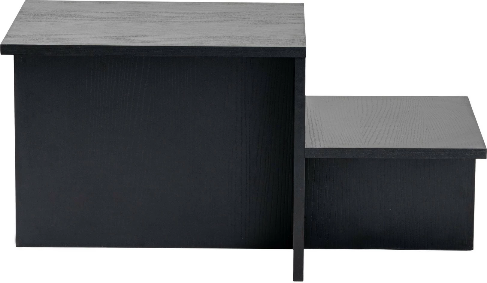 Tavolinë kafeje Nordure, ngjyrë Wood Black, Harmony