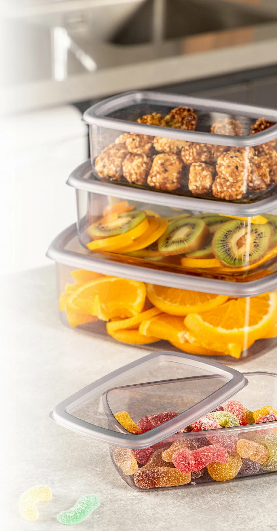 Set kuti plastike për organizim, 4 copë, SYBOX4LUKRSK