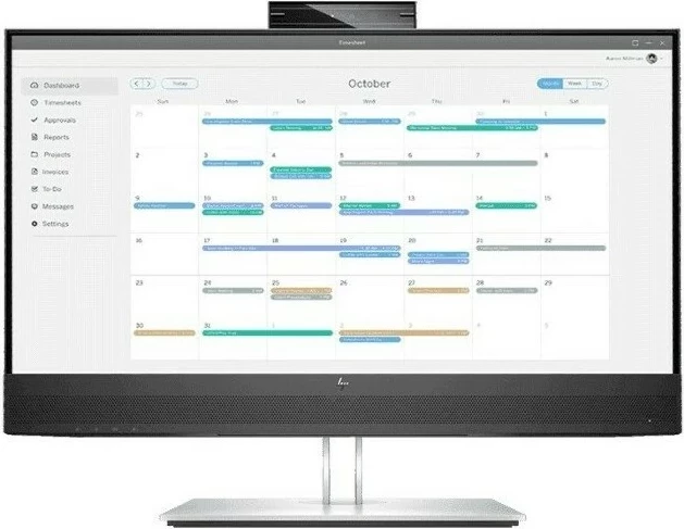 Monitor HP E24mv G4, 24'', IPS, Full HD, e zezë-argjendtë