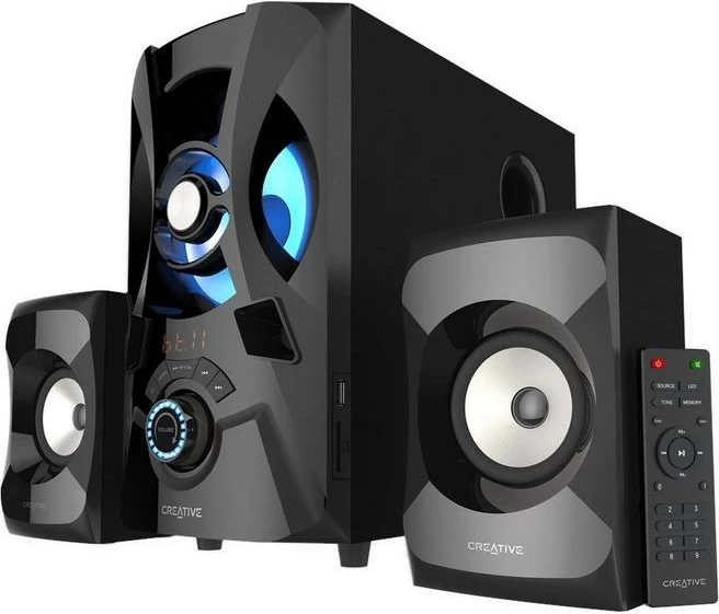 Altoparlantë 2.1 Bluetooth Creative SBS E2900, 120W, me subwoofer, të zi