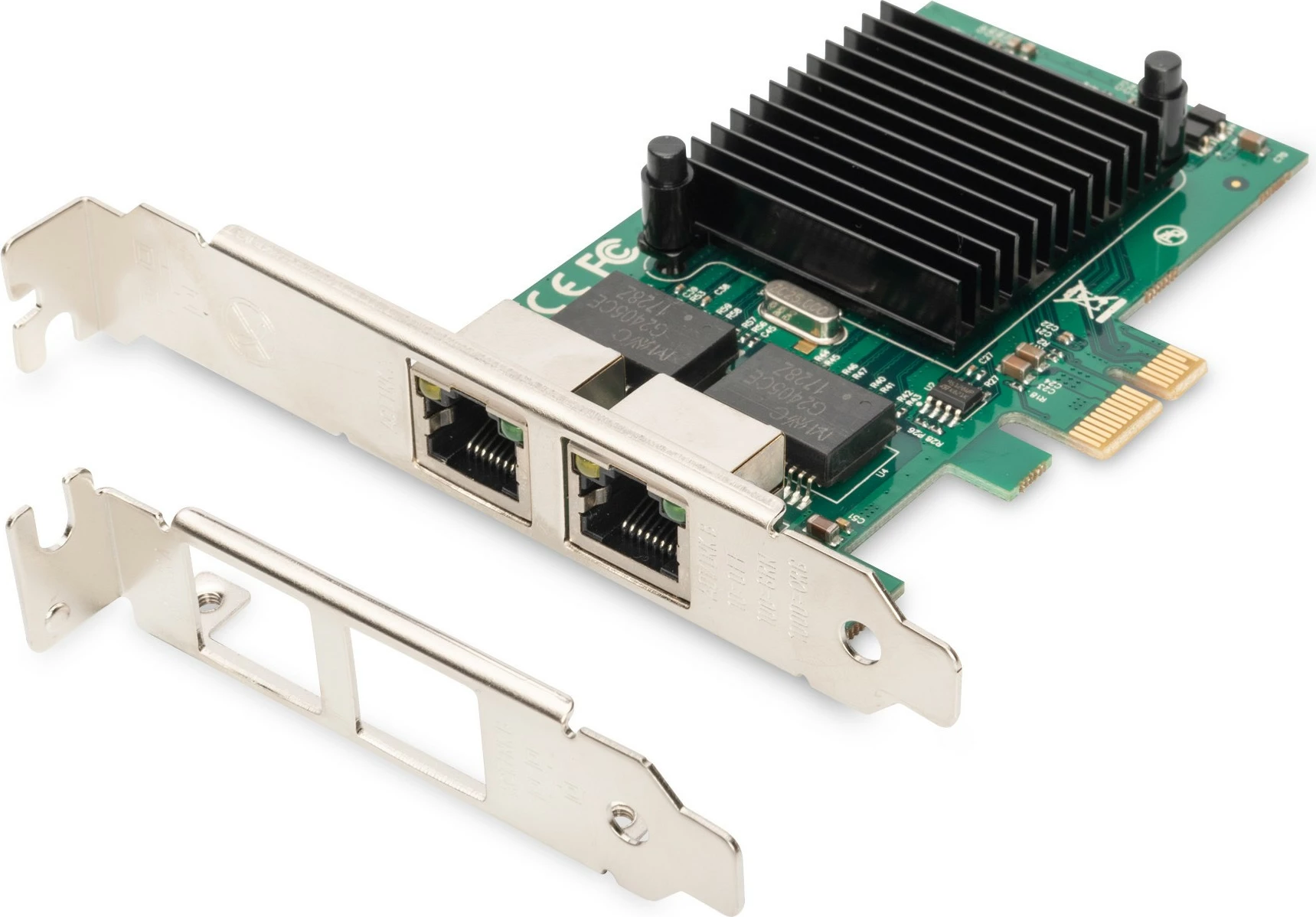 Kartë rrjeti PCI Express Digitus, 2-port, 1000 Mbit/s