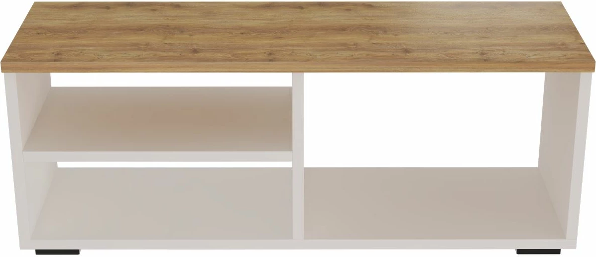 Komodë TV Hanah Home, Tiny, ngjyrë sonomo dhe e bardhë