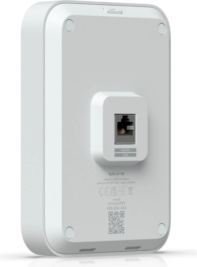 Access Point Ubiquiti U7 In-Wall, 4300 Mbit/s, PoE, Bardhë