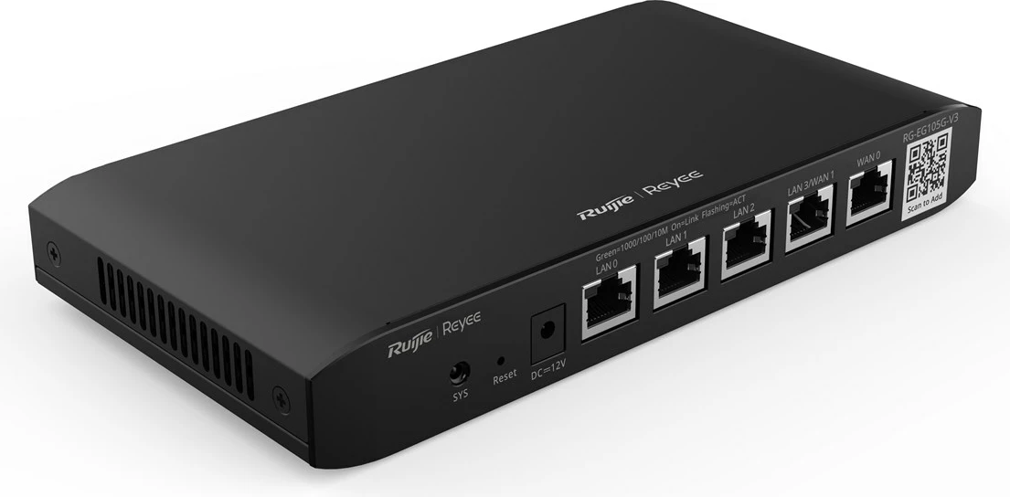 Router Ruijie Reyee RG-EG105G-V3, 4 porta Gigabit Ethernet, i zi