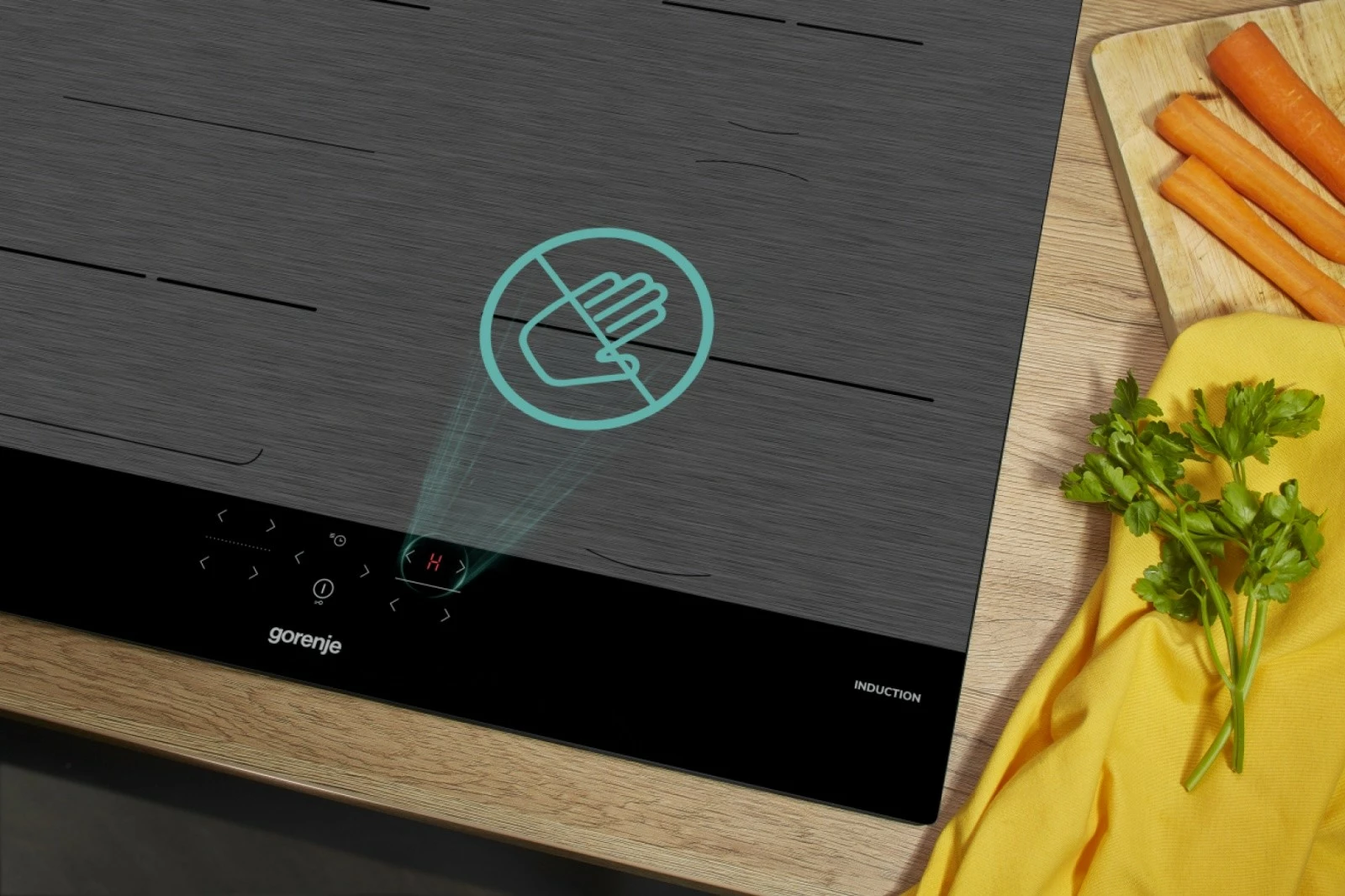 Pllakë gatimi me induksion Gorenje GI6421SYB, 4 zona, e zezë