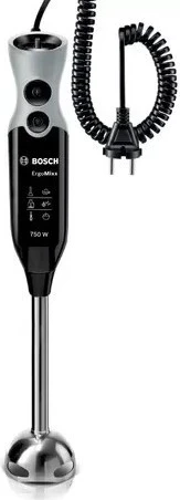 Blenderi dorës Bosch ErgoMixx, 750W, me ngjyrë zi-argjend