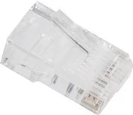 Ficha RJ45 Lanberg, 20 copa, cat.5e, transparente