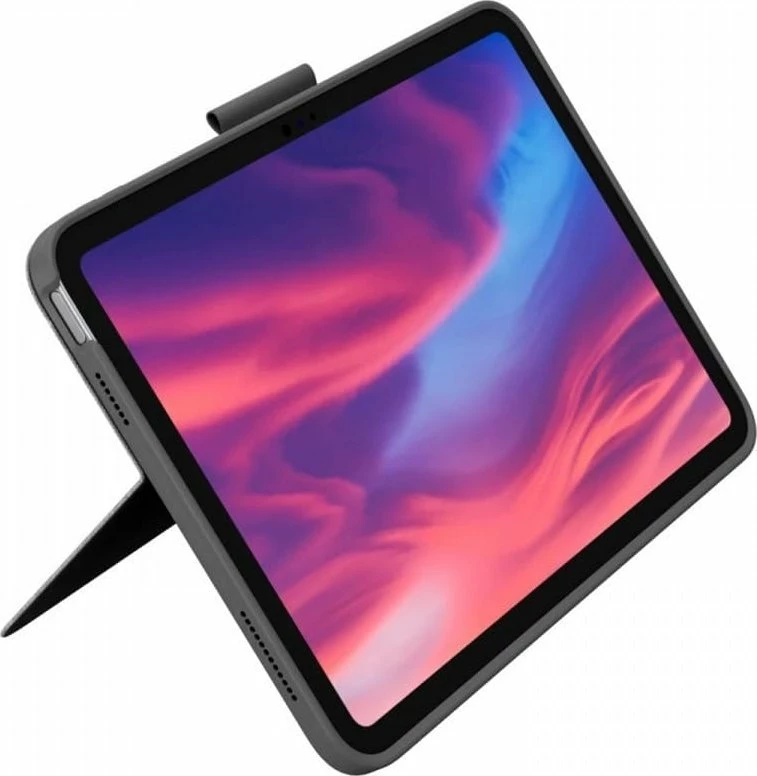 Mbështjellës me tastierë Logitech Combo Touch për iPad (10th gen) 10.9\", Smart Connector, me touchpad, me tastierë të ndriçuar, Gri (920-011441)