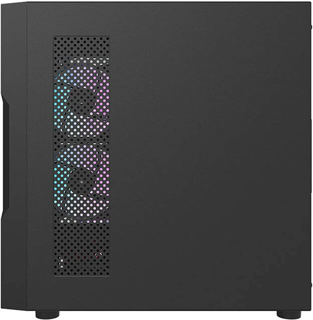 Kasë Darkflash DK431 Mesh, Middle Tower, 4 ventilatorë ARGB, E-ATX/ATX/M-ATX, e zezë