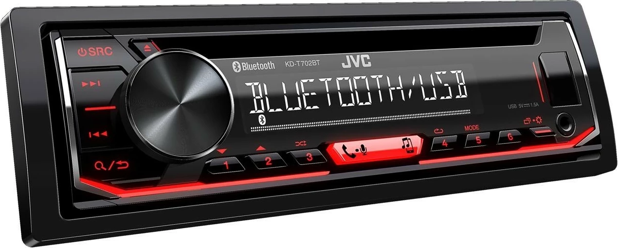 Radio veture JVC KDT-702BT, Bluetooth, USB, CD, i zi