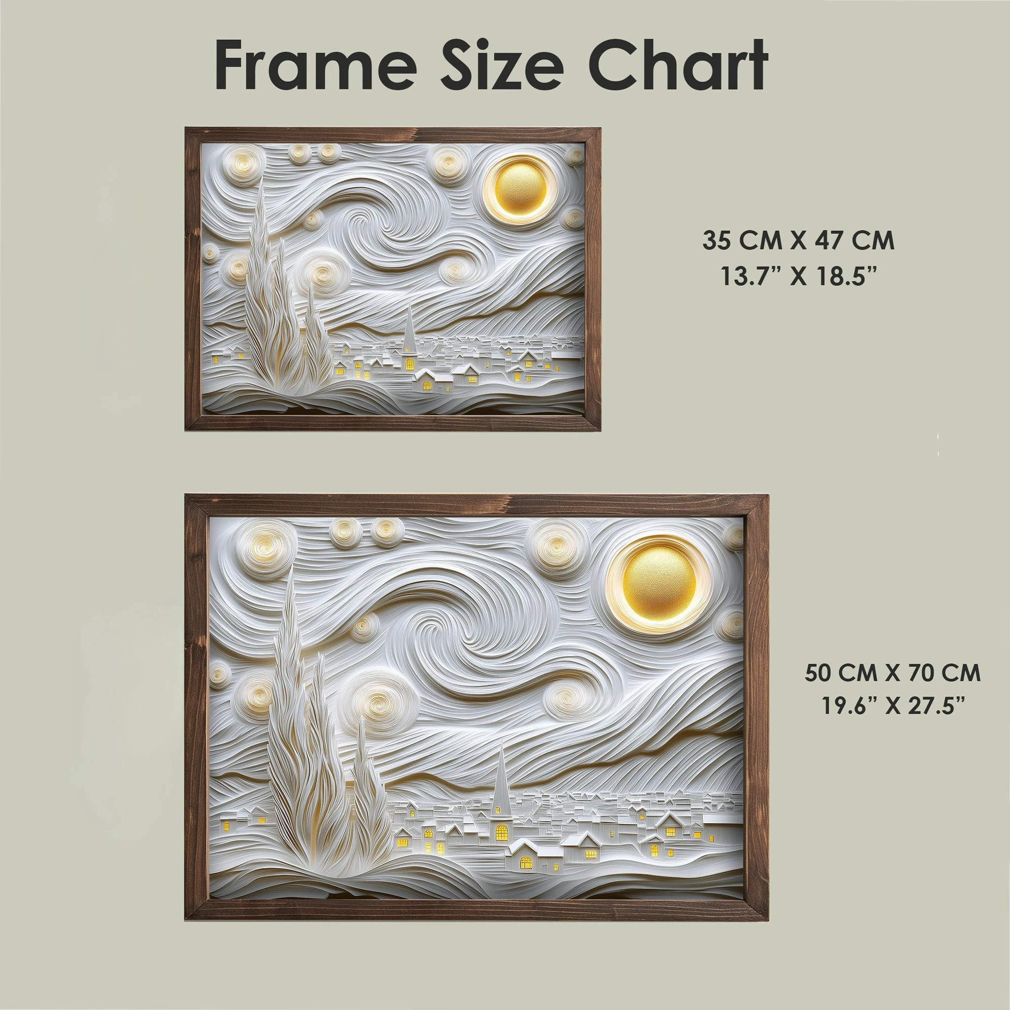 Pikturë dekorative me kornizë MDF, Wallity, TUN124-L, shumëngjyrëshe, 35x47x2cm