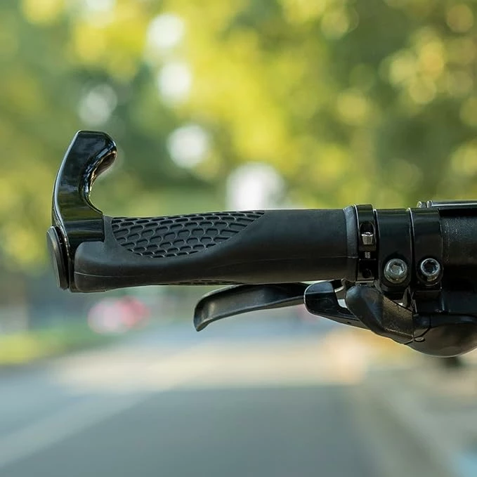 Doreza biçiklete Rockbros BT1007B me horns, e zezë