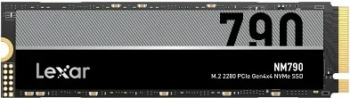 SSD Lexar NM790, 4 TB, M.2, PCI Express 4.0, NVMe, i zi