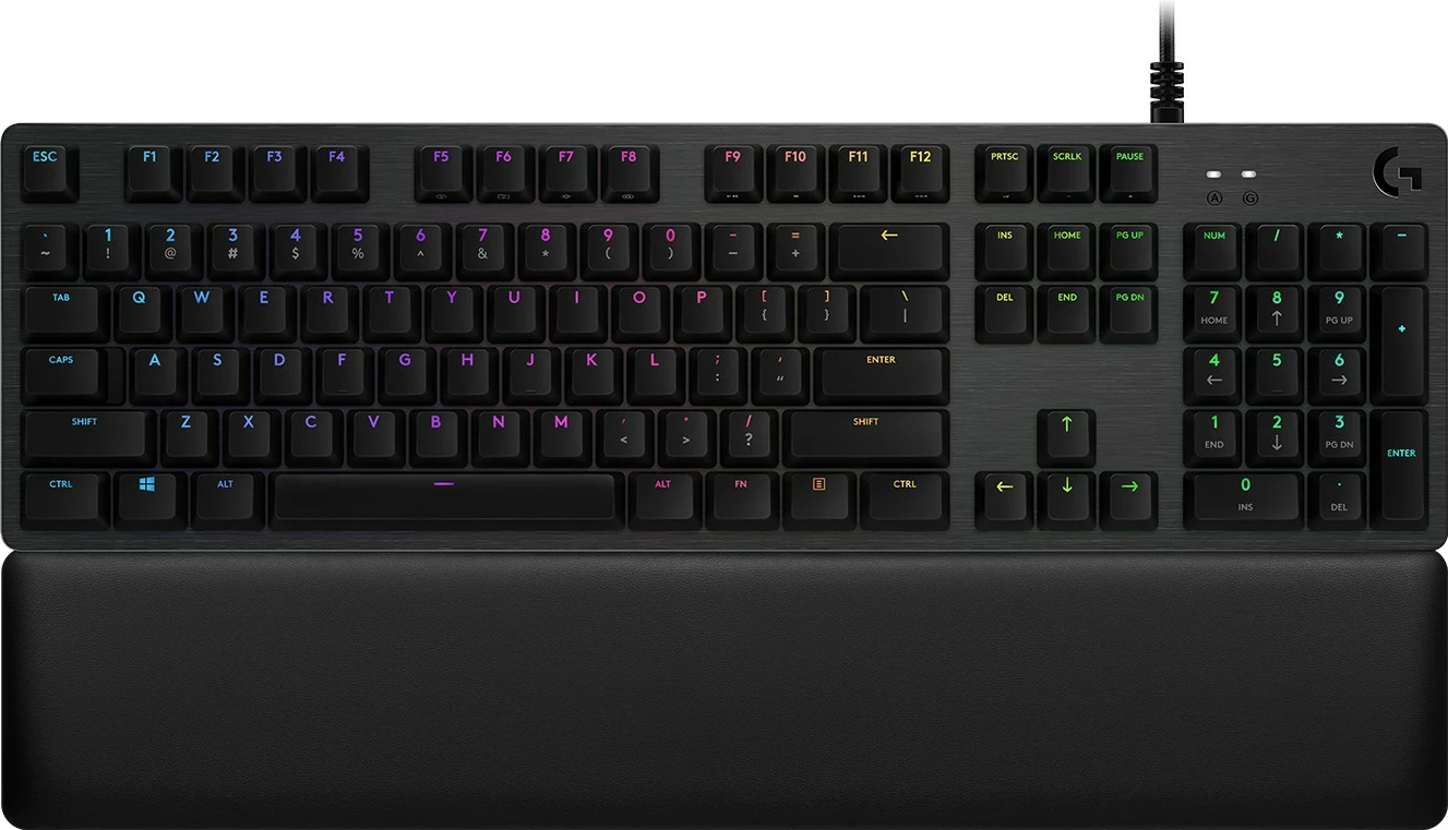 Tastierë mekanike Logitech G513 Carbon, Lightsync RGB, GX Brown, karbon