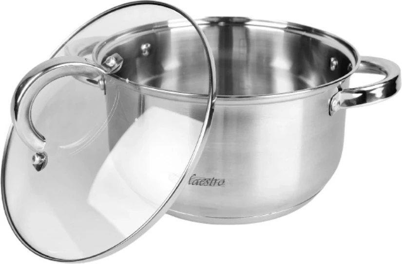 Set me 3 tenxhere Maestro MR-2120-6L, çelik inox