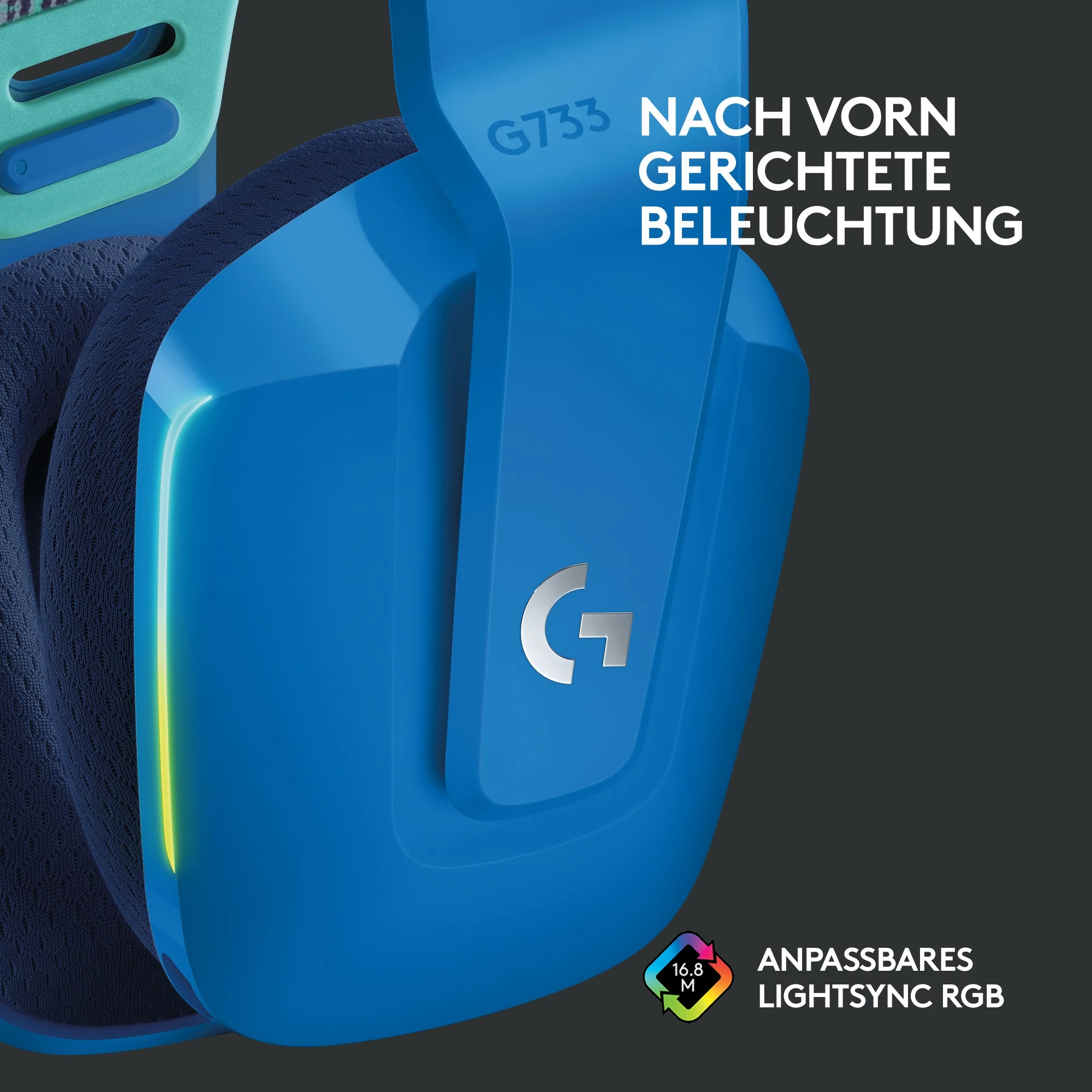 Kufje Logitech G733, pa tela, me ndriçim shumëngjyrësh