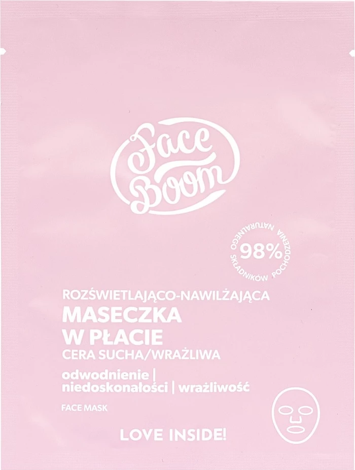 Maskë për fytyrë Face Boom Bright Girl për femra, 15g