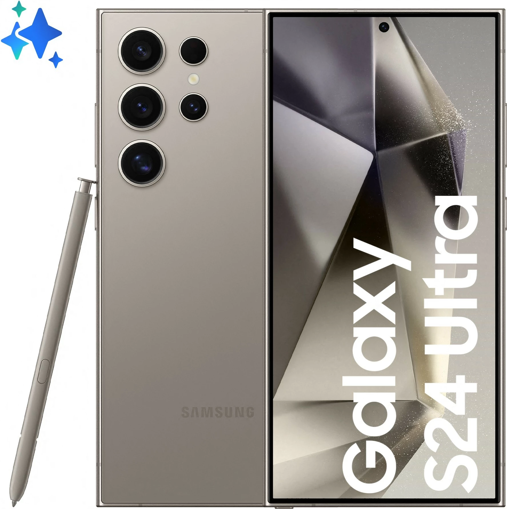 Celular Samsung Galaxy S24 Ultra, 256 GB, Gri Titanium