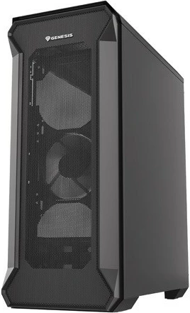 Kasë Genesis Irid 505 V2, Midi Tower, ATX/Micro ATX/Mini ITX, e zezë