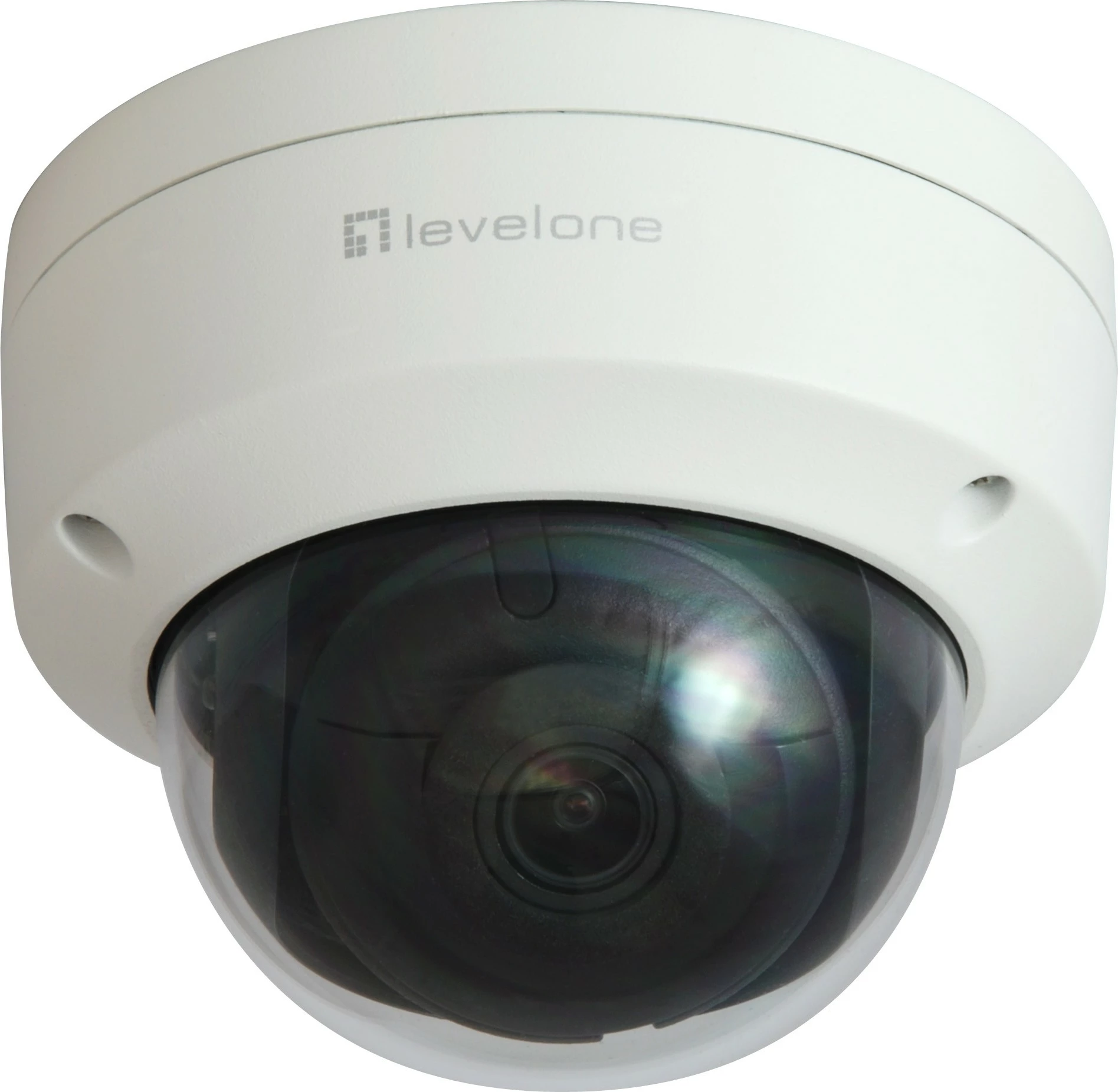 Kamerë IP LevelOne GEMINI Dome, 6-Megapixel, H.265, PoE, Bardhë