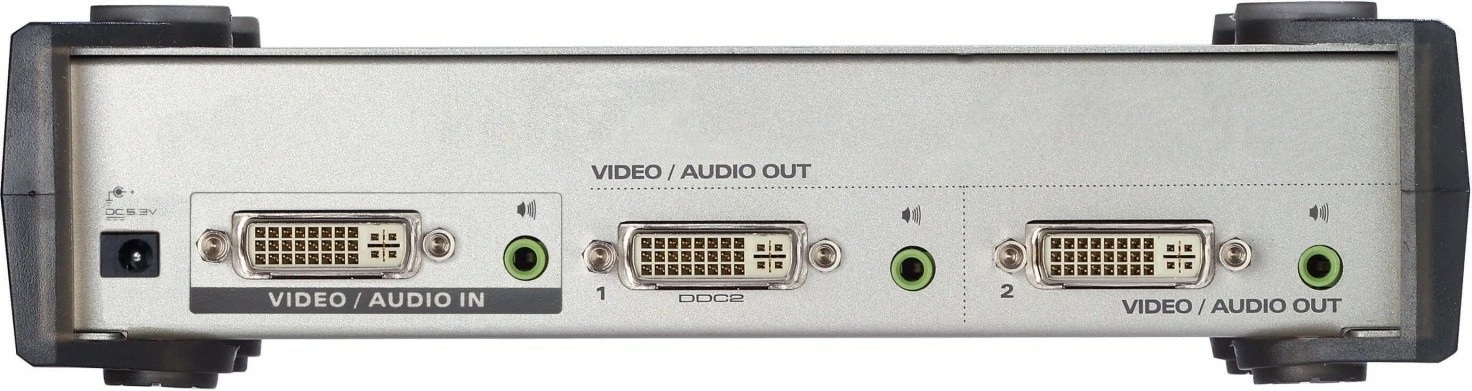 Splitter DVI 2-portësh ATEN VS162, për kompjuter, Metal