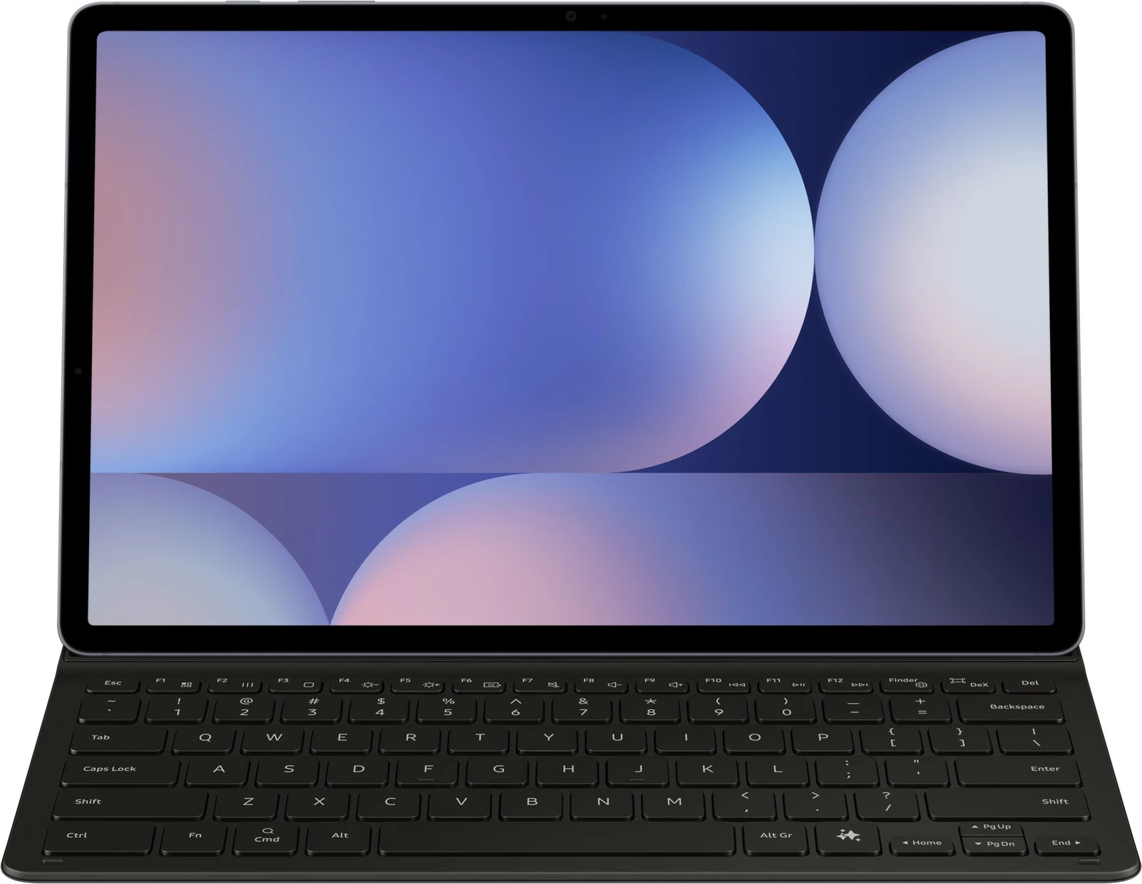 Mbështjellës tastierë Samsung EF-DX820, QWERTZ, Gjermanisht, Touchpad, Galaxy Tab S10+, Galaxy Tab S9+, Galaxy Tab S9 FE+, E zezë