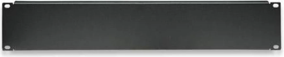 Panel mbulues Techly 302013 2U për raft, 19 inç, metalik, i zi