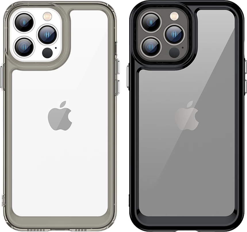 Mbështjellës Hurtel Outer Space Case për iPhone 12 Pro Max, hard cover me kornizë xheli, kaltër