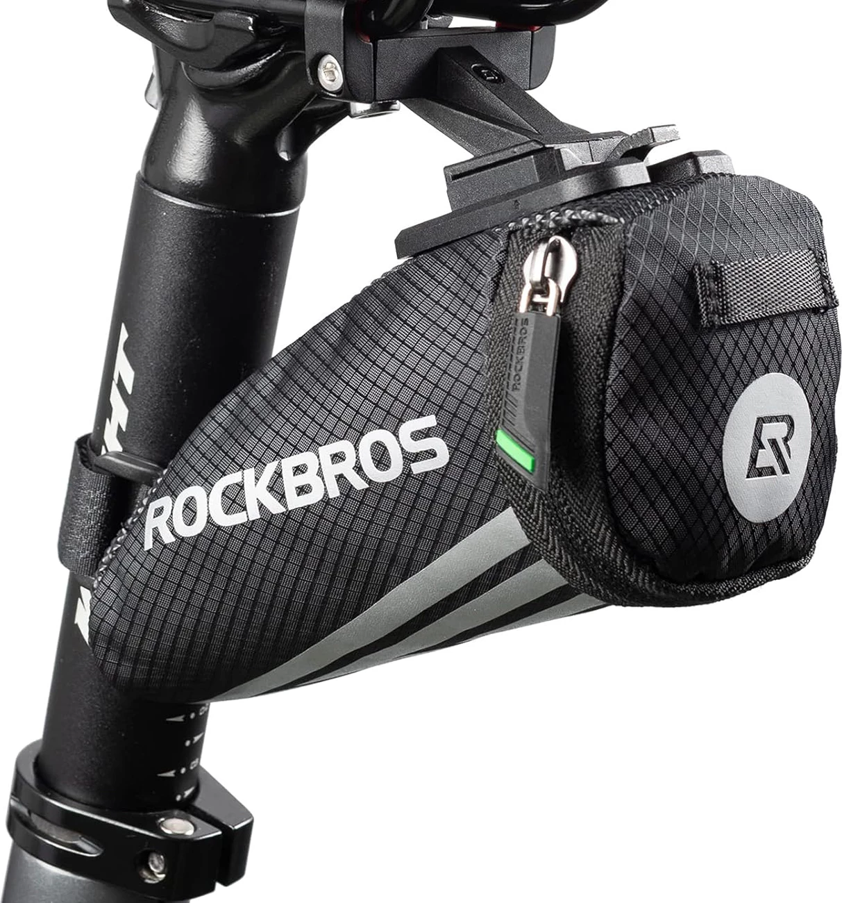 Çantë biçiklete Rockbros C28 nën sedilje, najlon, e zezë