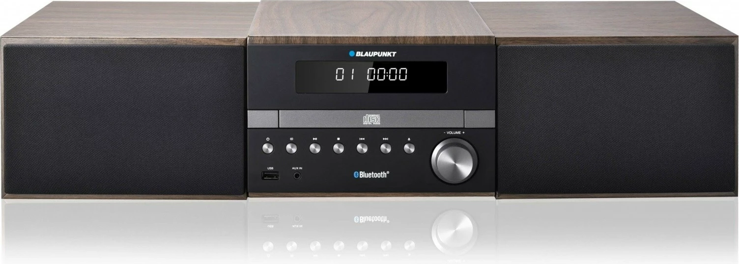 Micro Hi-Fi Blaupunkt MS46BT me Bluetooth, CD/MP3/USB/AUX, RDS, 300W, E zezë/Dru