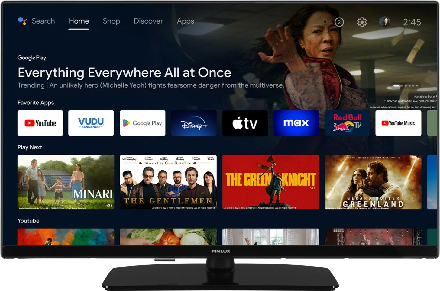 Televizor LED Finlux 32FHA500, 32", Android TV, HD Ready, i zi