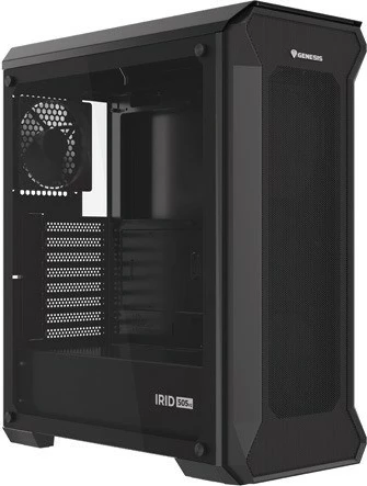 Kasë Genesis Irid 505 V2, Midi Tower, ATX/Micro ATX/Mini ITX, e zezë