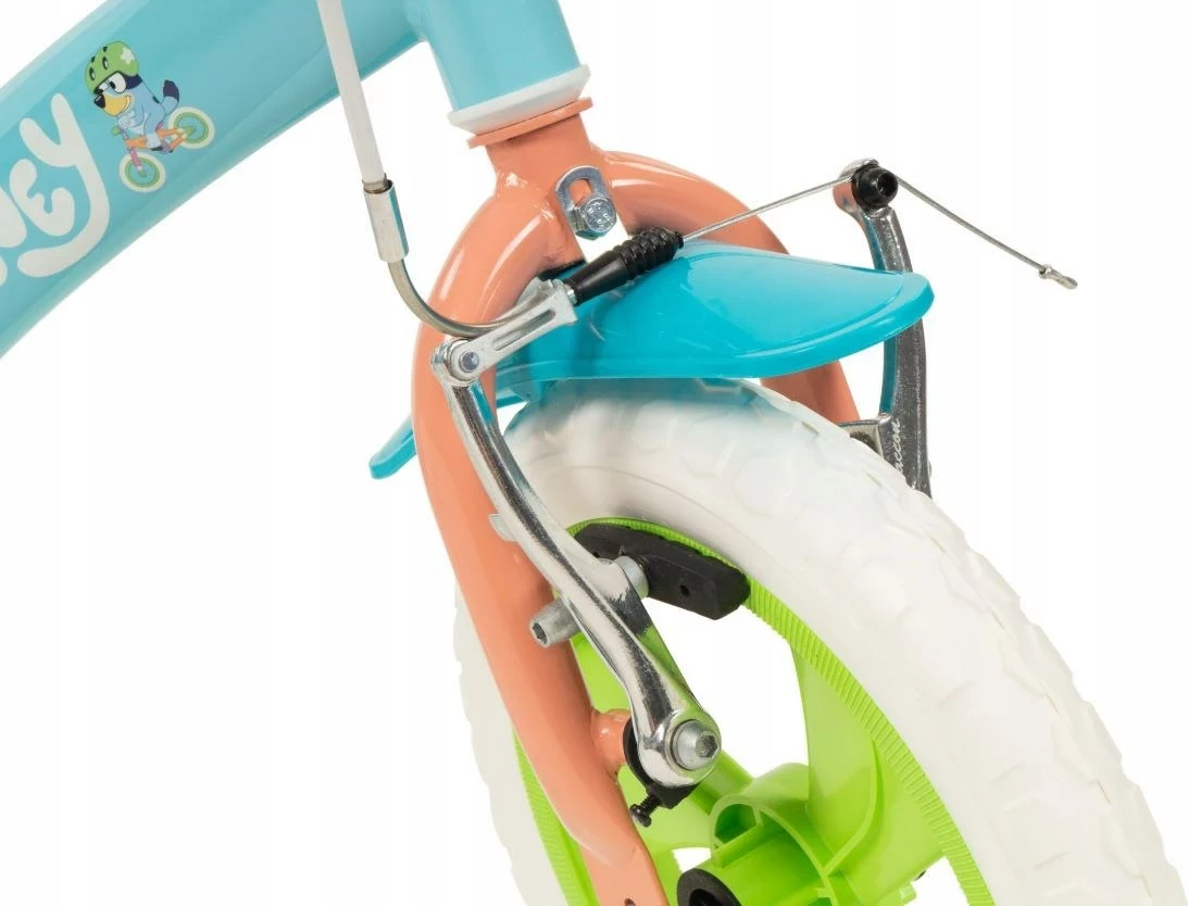 Bicikletë për fëmijë TOIMSA 12” BLUEY, 4 rrota, Temë Paw Patrol, Bardhë