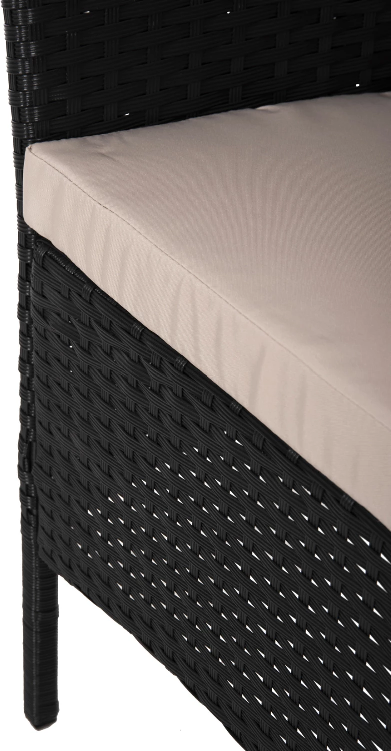 Set ulëse për kopsht STASIA FH6089.01, 4 pjesë, e zezë/bezhë