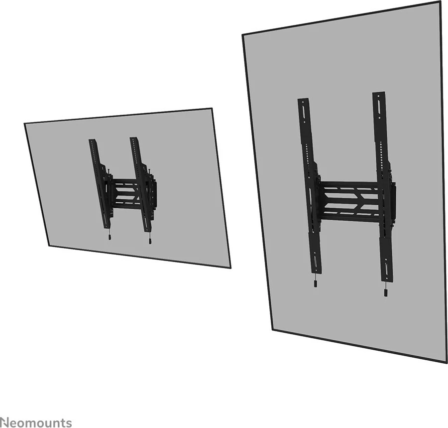 Mbajtës muri heavy duty Newstar WL35S-950BL19, për TV 55-110", i zi, rregullim lartësie e këndi, kapacitet 160 kg