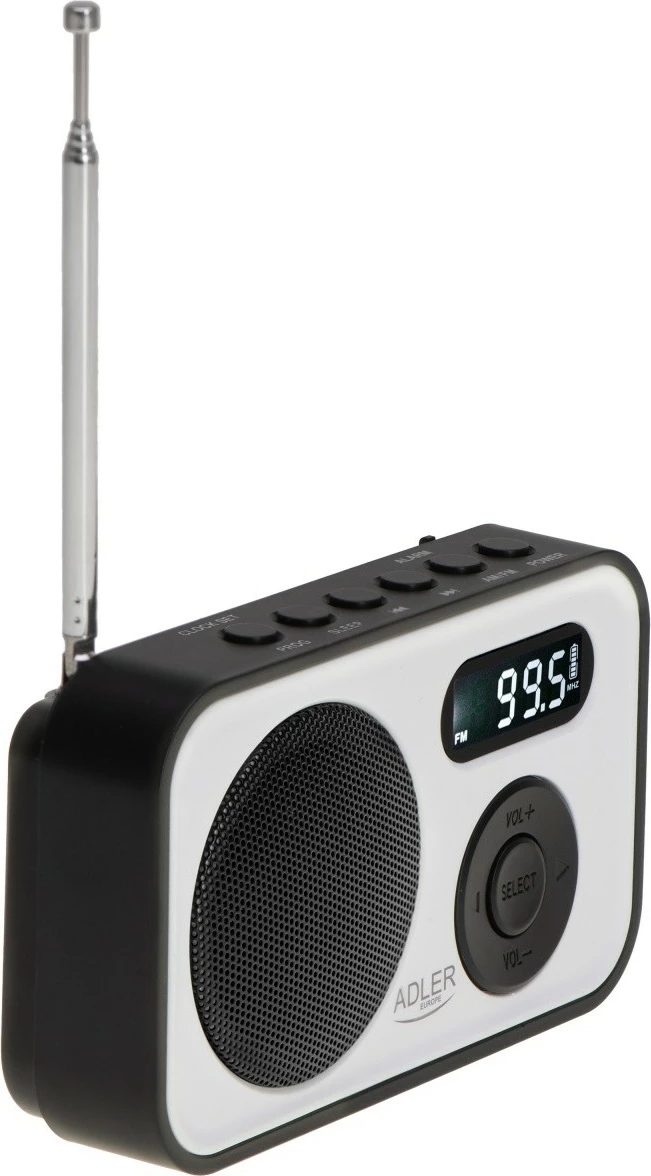 Radio digjitale Adler AD1906, PLL AM/FM, e zezë