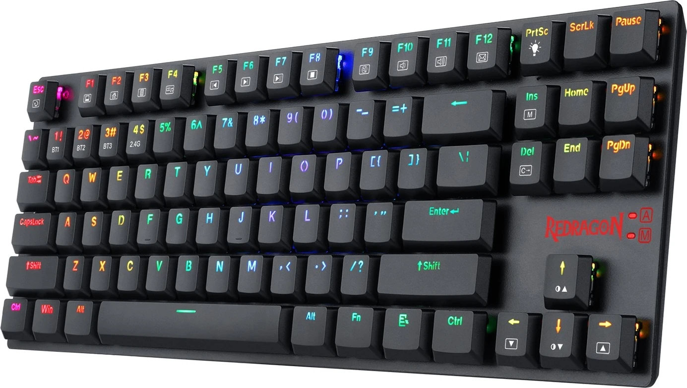 Tastierë mekanike Redragon K607P-KBS, RGB, e zezë