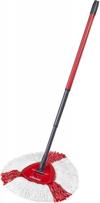 Pad zëvendësues për mop Vileda Easy Wring & Clean TURBO, mikrofibër, Kuq/Bardhë