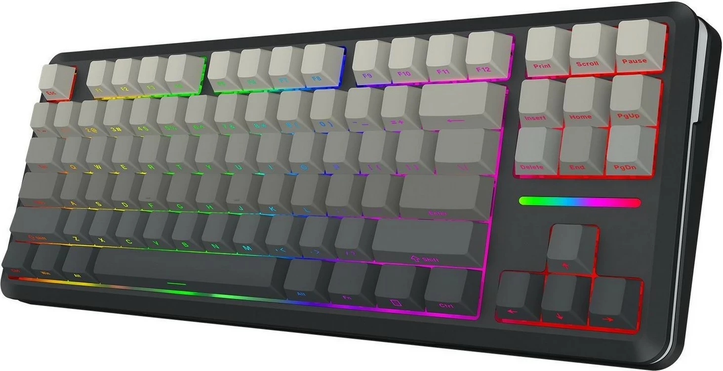 Tastierë mekanike Redragon K734SP-RGB-PRO Wildslash Pro, RGB, 87 taste, grey