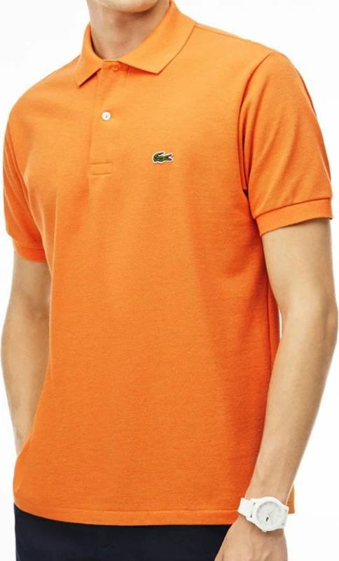 Polo maicë Lacoste për meshkuj, portokalli
