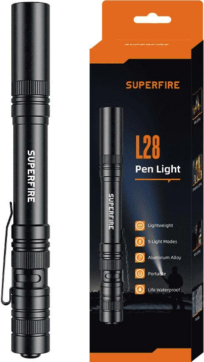 Elektrik dore Superfire L28, 121lm, i zi