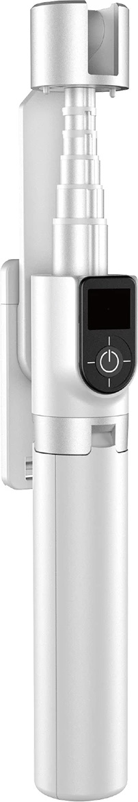 Selfie stick Dudao F18W me tripod, Bluetooth, i bardhë