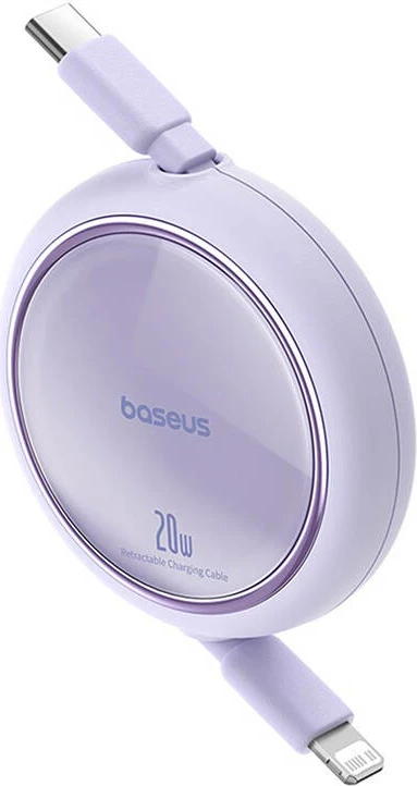 Kabllo USB Baseus Free2Pull, USB-C në Lightning, 20W, 1m, vjollcë