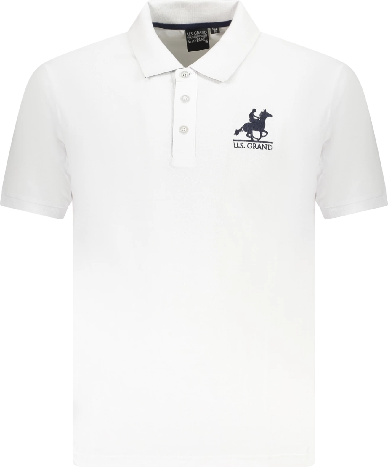 Polo për meshkuj U.S. GRAND POLO, e bardhë