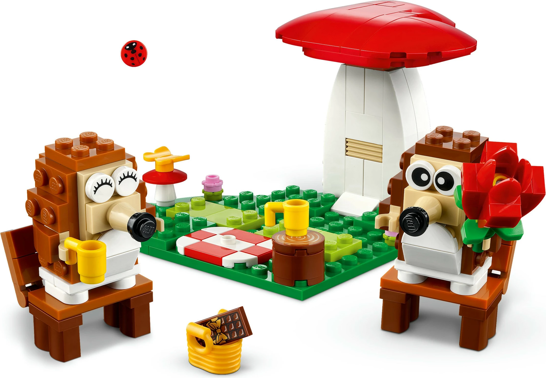 Set ndërtimi LEGO 40711, Igel und ihr Picknick-Date, shumëngjyrësh