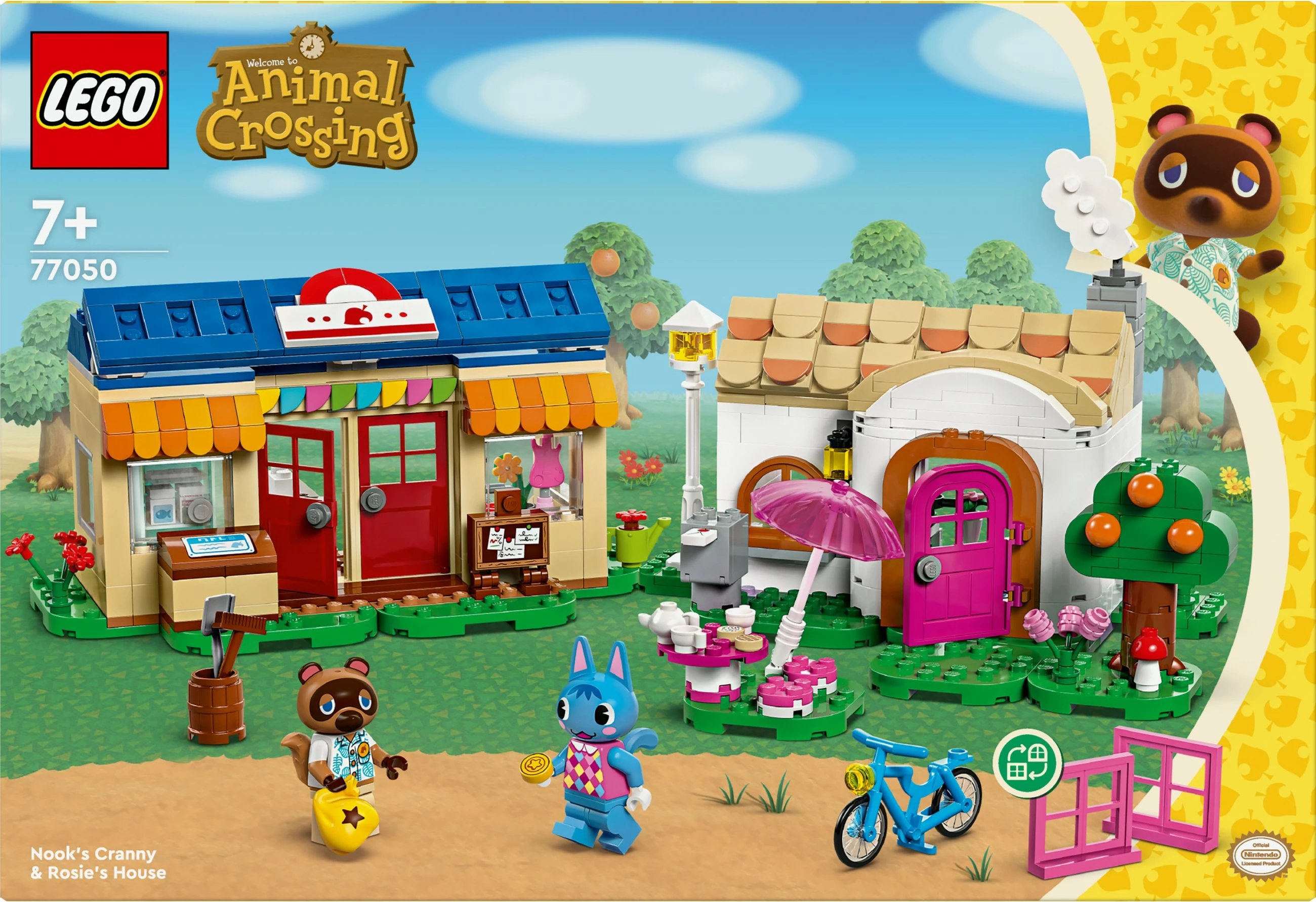 Set ndërtimi LEGO Animal Crossing 77050, 535 pjesë, shumëngjyrësh